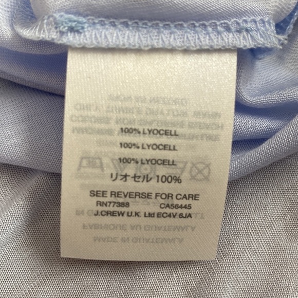 J. Crew blue long tunic tee small NWT - Picture 5 of 6